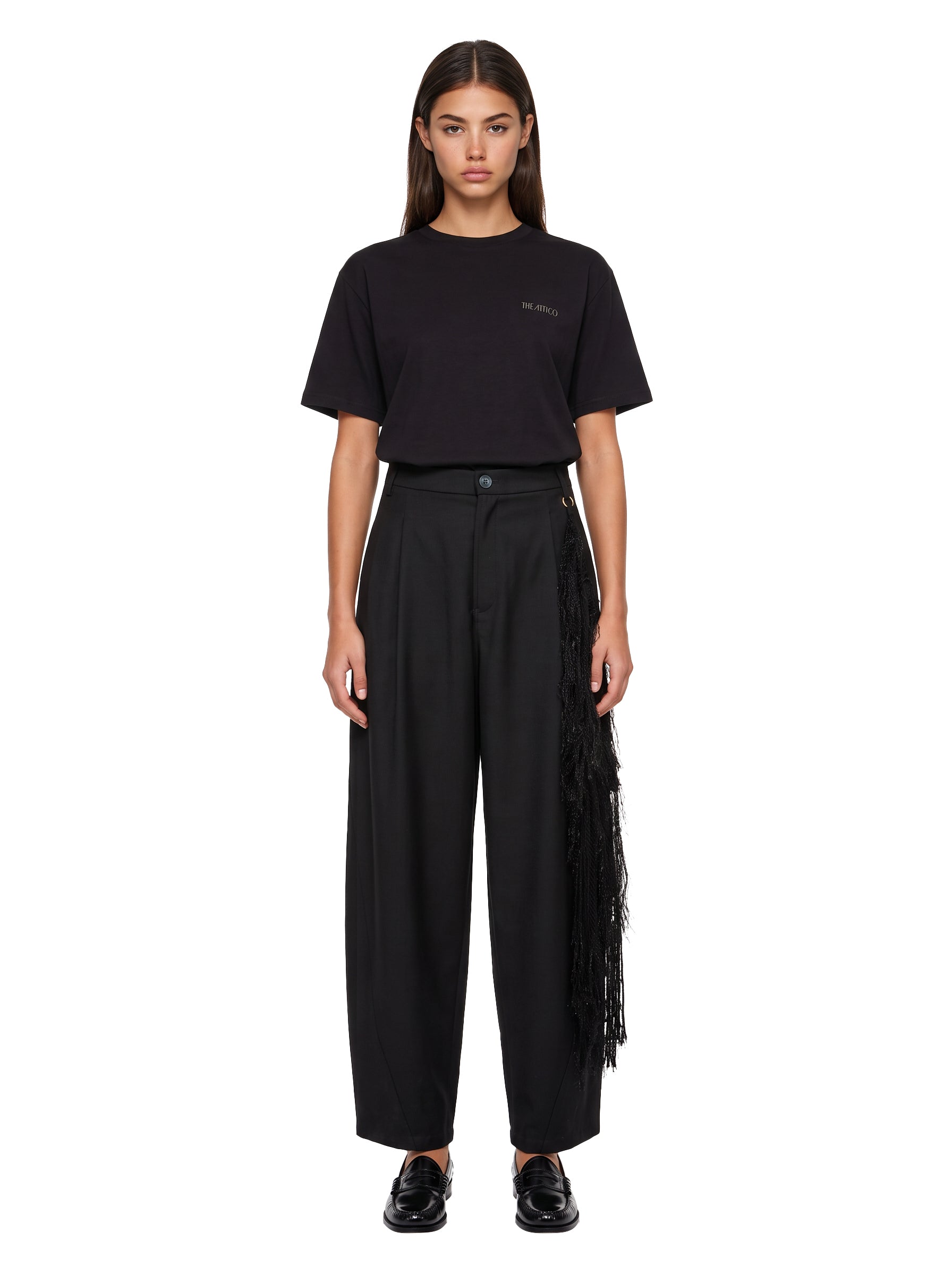 Pantaloni Phebe in nero 