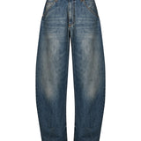 Jeans barrel Khris in blu 