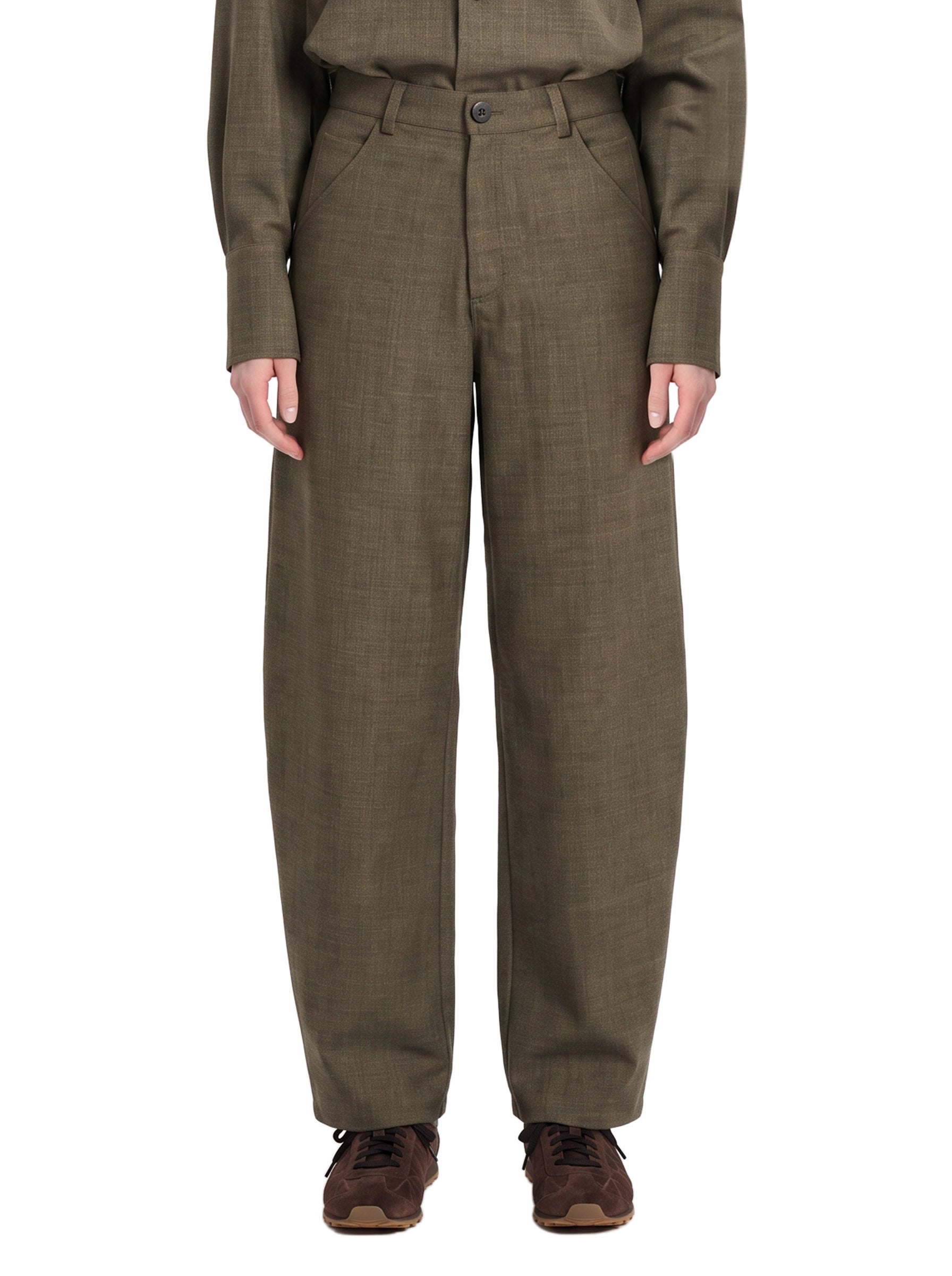 Pantaloni Khris in verde 
