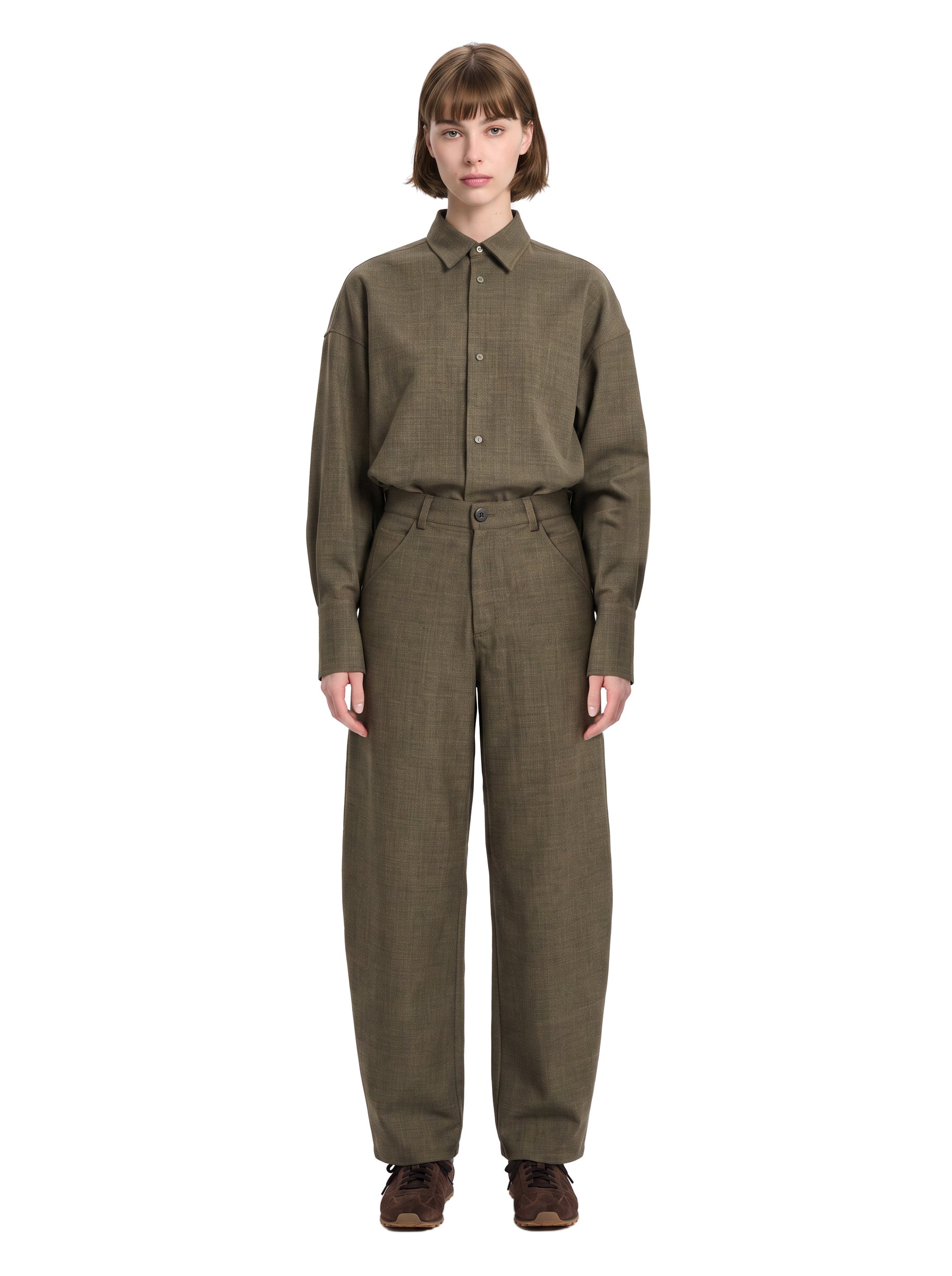 Pantaloni Khris in verde 