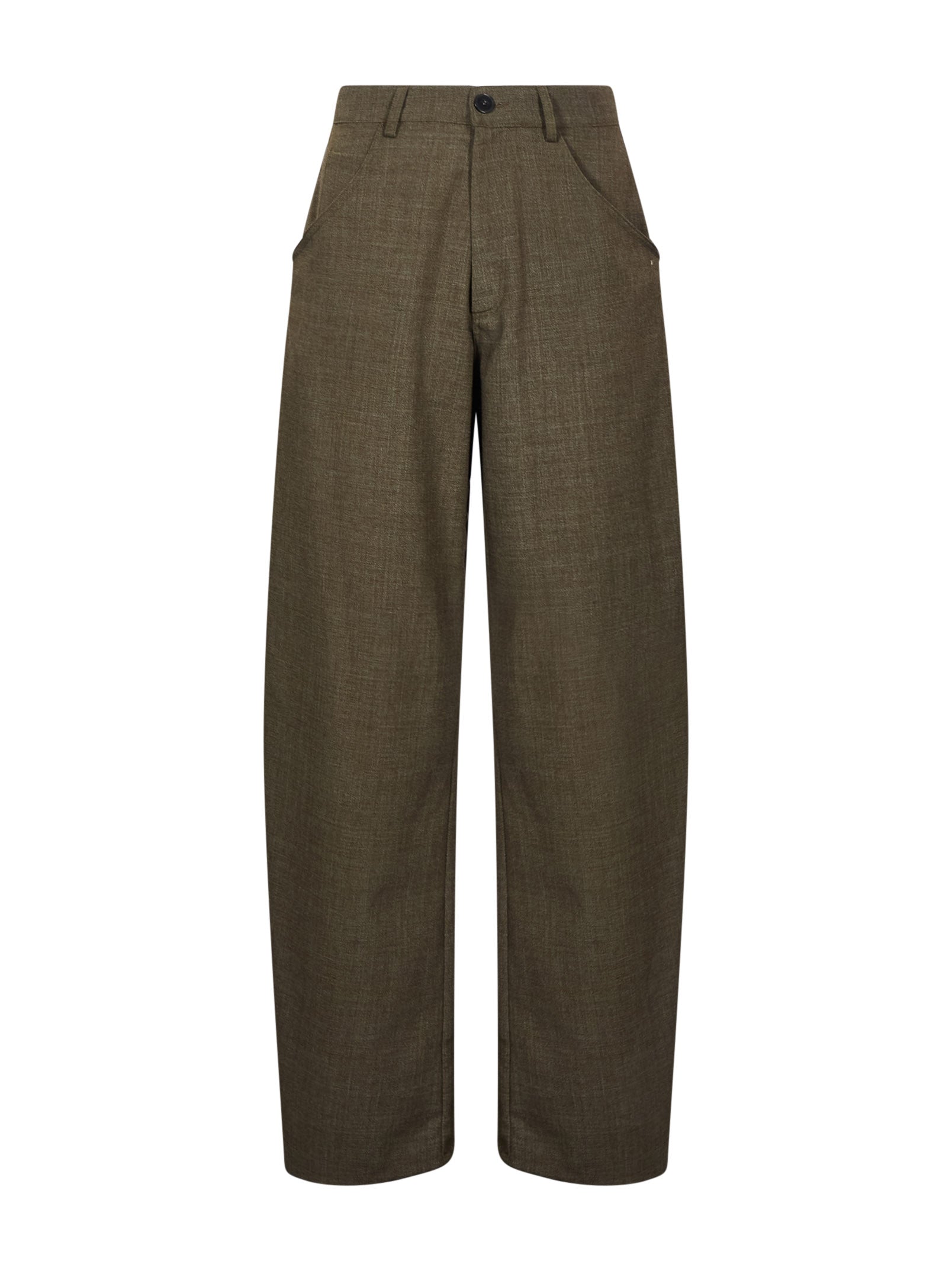 Pantaloni Khris in verde 