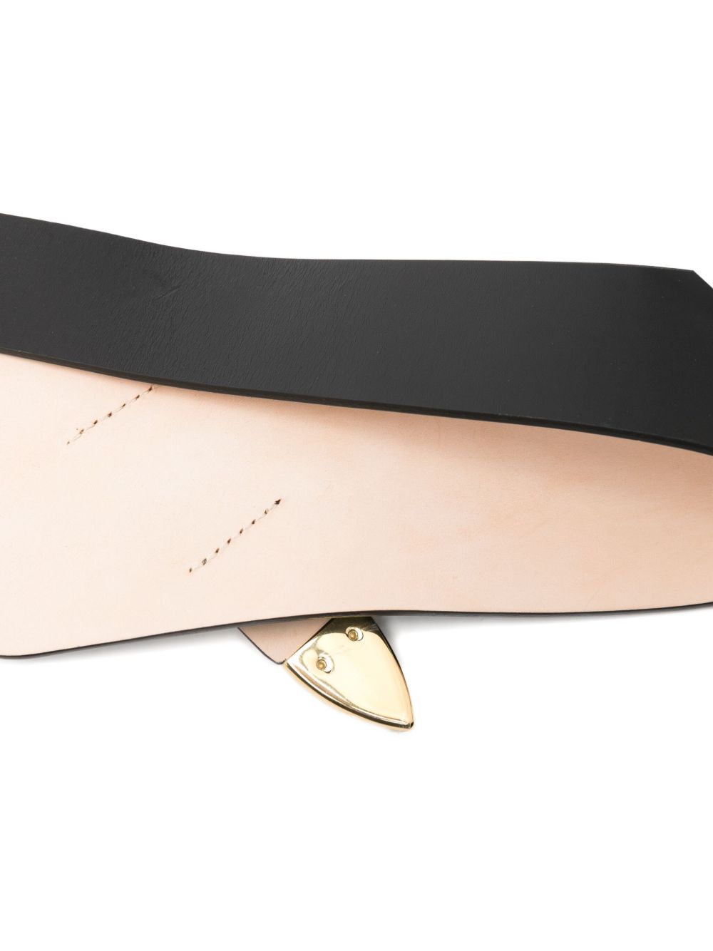 Cintura con fibbia in pelle alcott in nero Déhanche - donna 