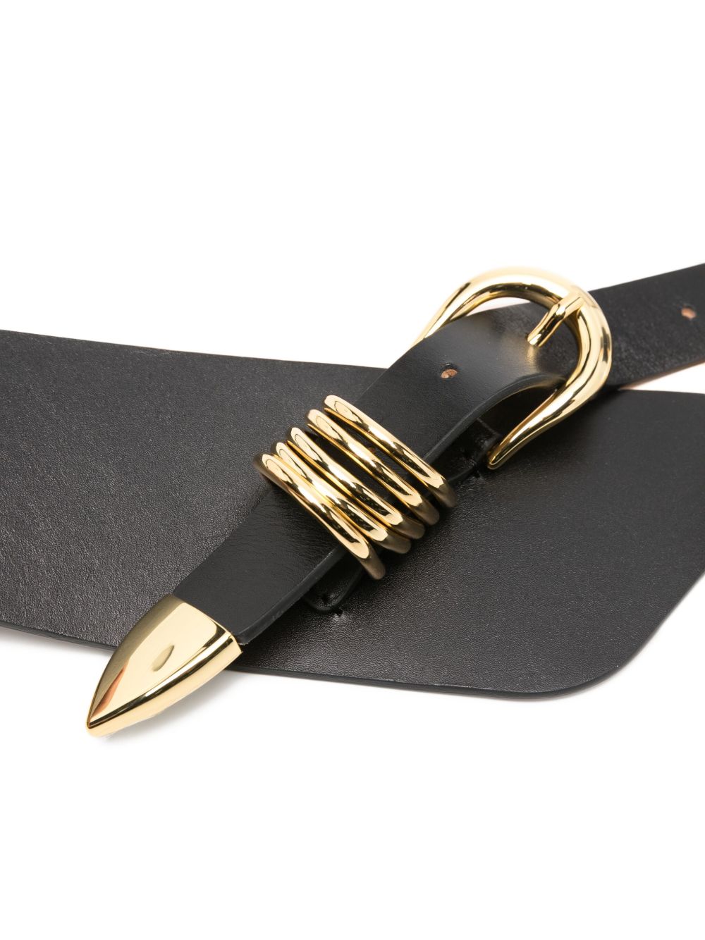 Cintura con fibbia in pelle alcott in nero Déhanche - donna 