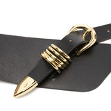 Cintura con fibbia in pelle alcott in nero Déhanche - donna 