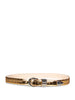 Cintura Hollyhock Mirror Croco in oro