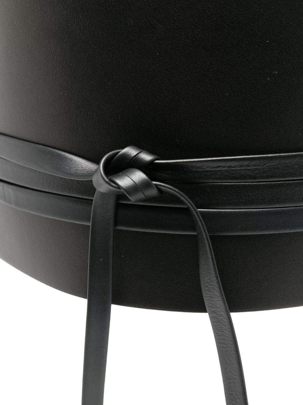 Cintura a corsetto Undone in nero 