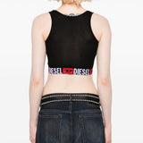 Top crop Sandra-D-Core in nero 