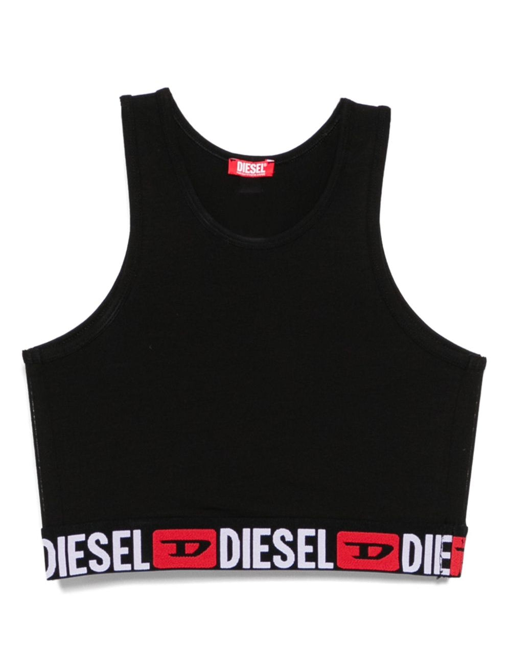 Top crop Sandra-D-Core in nero 
