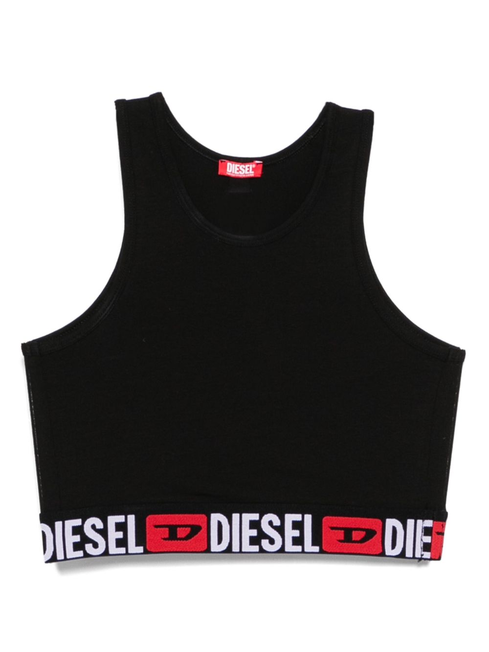 Top crop Sandra-D-Core in nero 