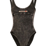 Body Phoebe-Dnm con logo in grigio scuro 