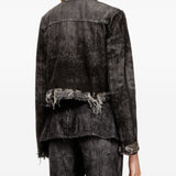 Giacca de-Graffy in denim grigio 