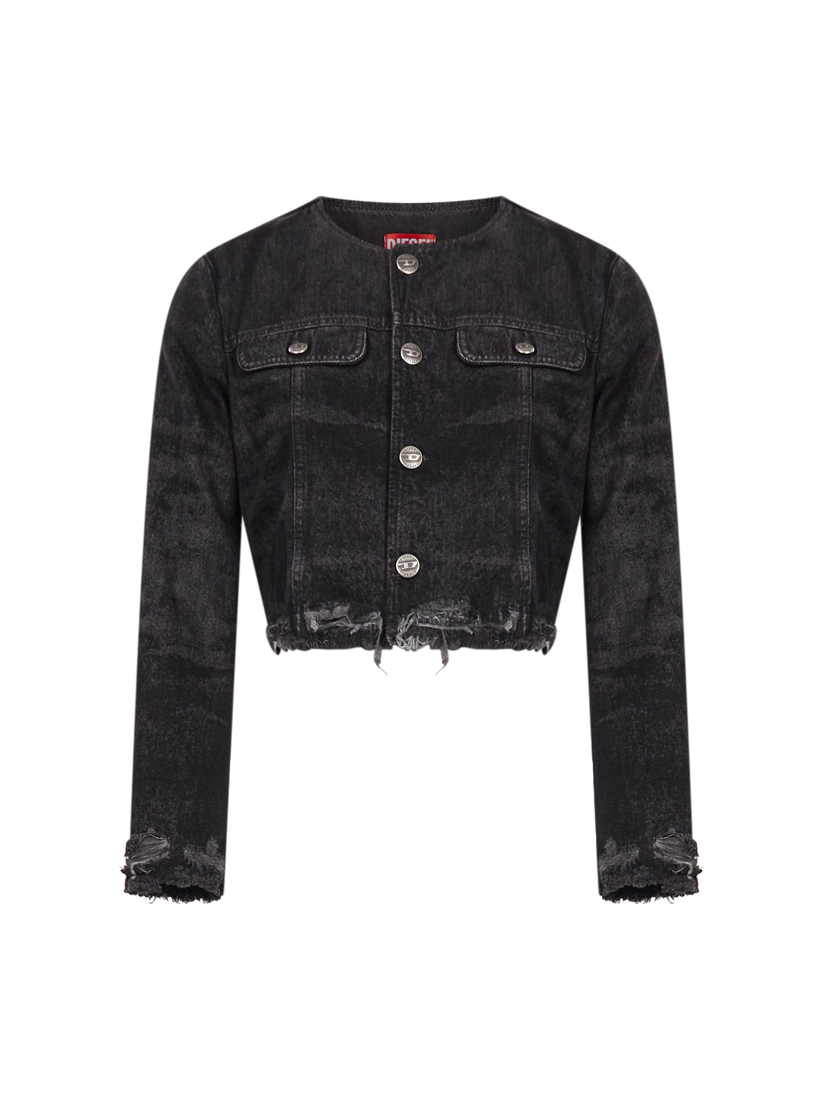 Giacca de-Graffy in denim grigio 