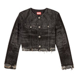 Giacca de-Graffy in denim grigio 