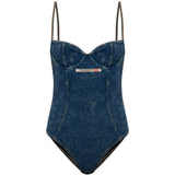 Body tilda-dnm in blu Diesel - donna 