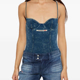 Body tilda-dnm in blu Diesel - donna 