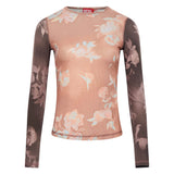 Top con stampa floreale T-Moky-Is multicolore 