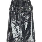 Gonna midi con cintura in grigio Diesel - donna 