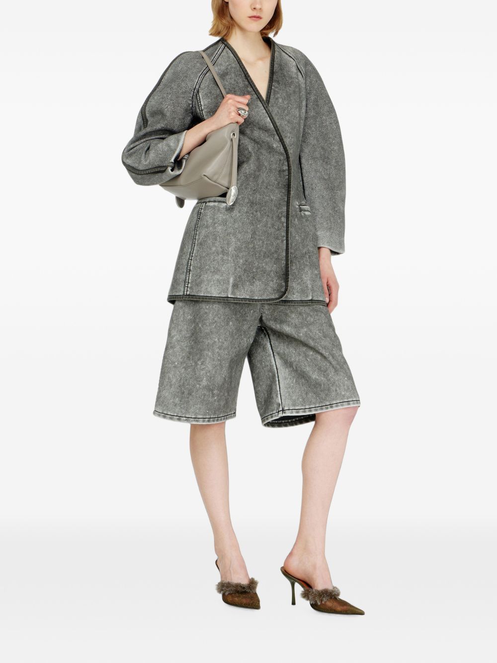 Shorts P-Arlor in grigio 