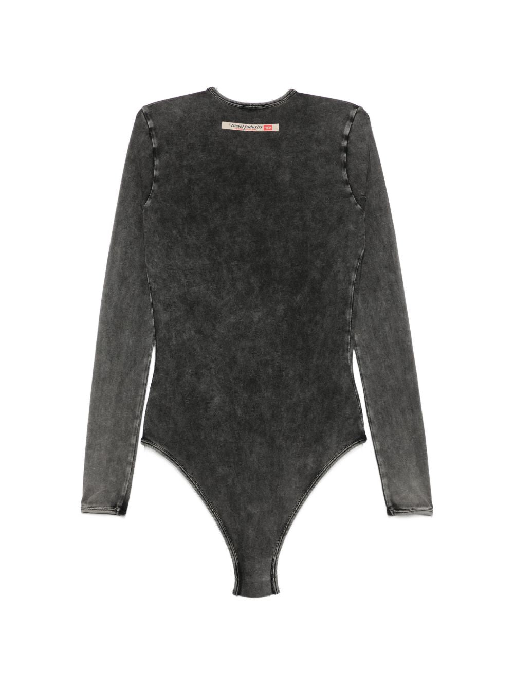 Body Fresya con bottoni in grigio 