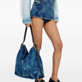 Shorts in denim De-Firova-S in blu 
