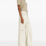 Jeans a gamba larga D-SIRE del 1996 in avorio Diesel - donna 