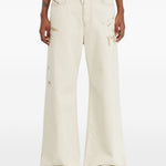 Jeans a gamba larga D-SIRE del 1996 in avorio Diesel - donna 