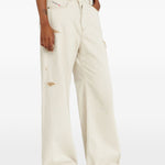 Jeans a gamba larga D-SIRE del 1996 in avorio Diesel - donna 