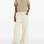 Jeans a gamba larga D-SIRE del 1996 in avorio Diesel - donna 
