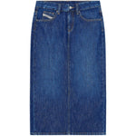 Gonna a cinque tasche de-skye-d in blu Diesel - donna 
