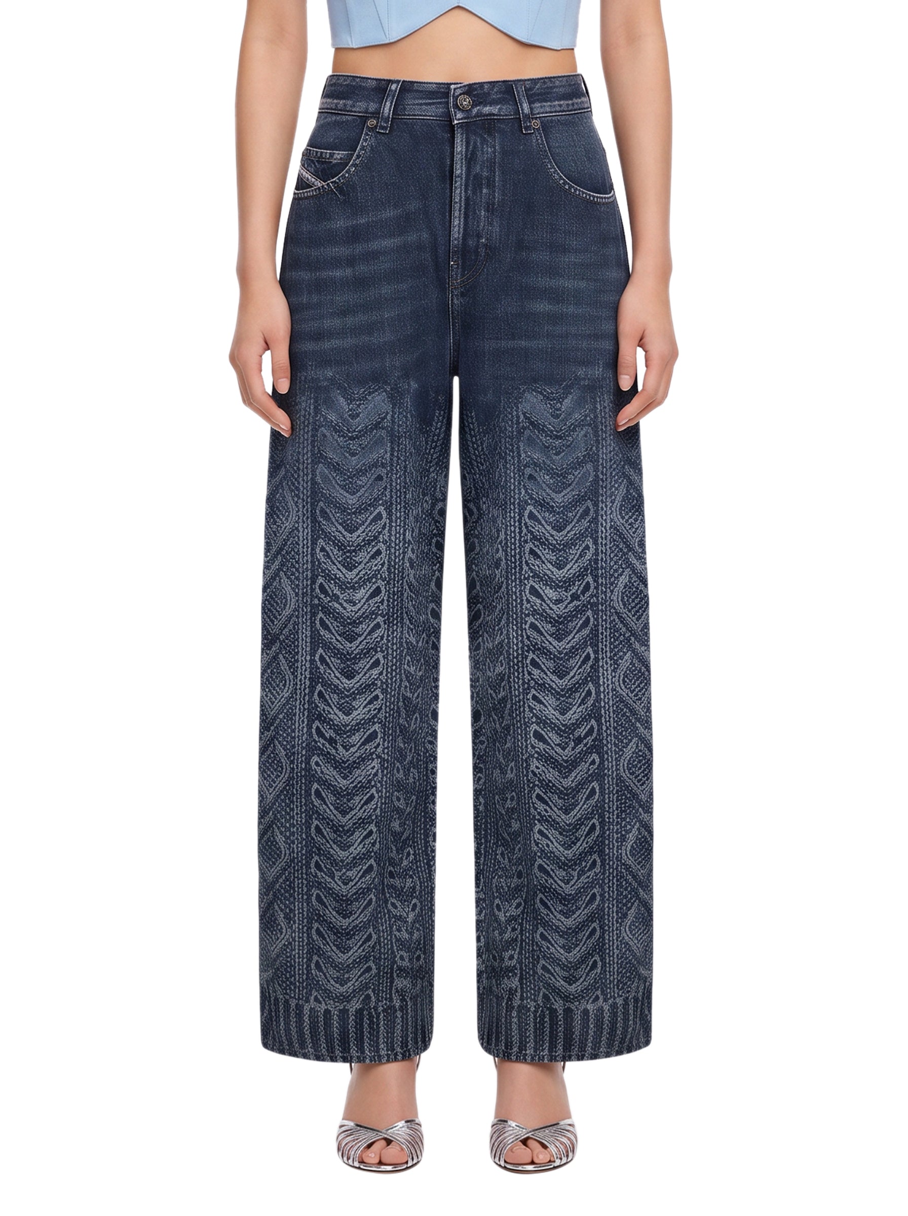 Jeans 1987 D-khelz-s2 in blu 