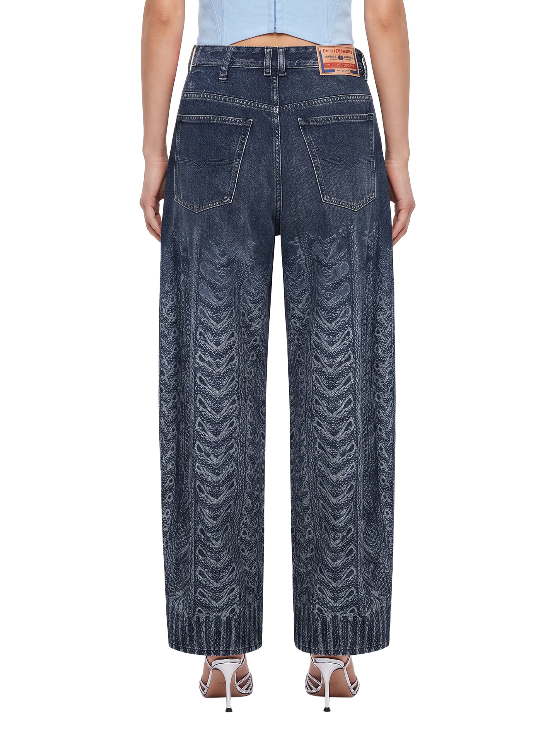 Jeans 1987 D-khelz-s2 in blu 