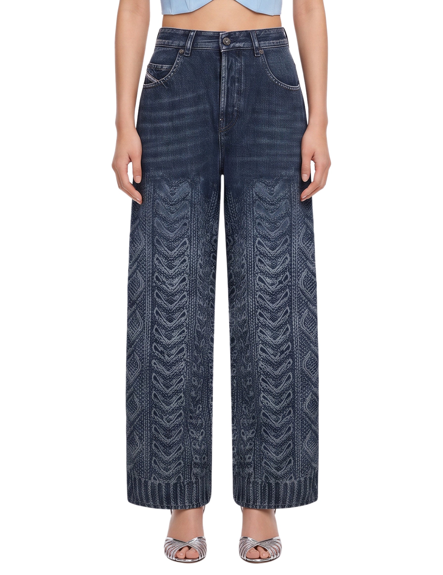 Jeans 1987 D-Khelz-s2 in blu 