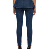 Jeans D-Spika skinny in blu 