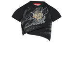 Top Wincy con stampa multicolor 