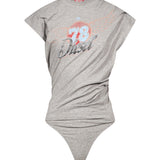 T-shirt Noby in grigio 