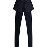 Jeans D-Spika skinny in nero 