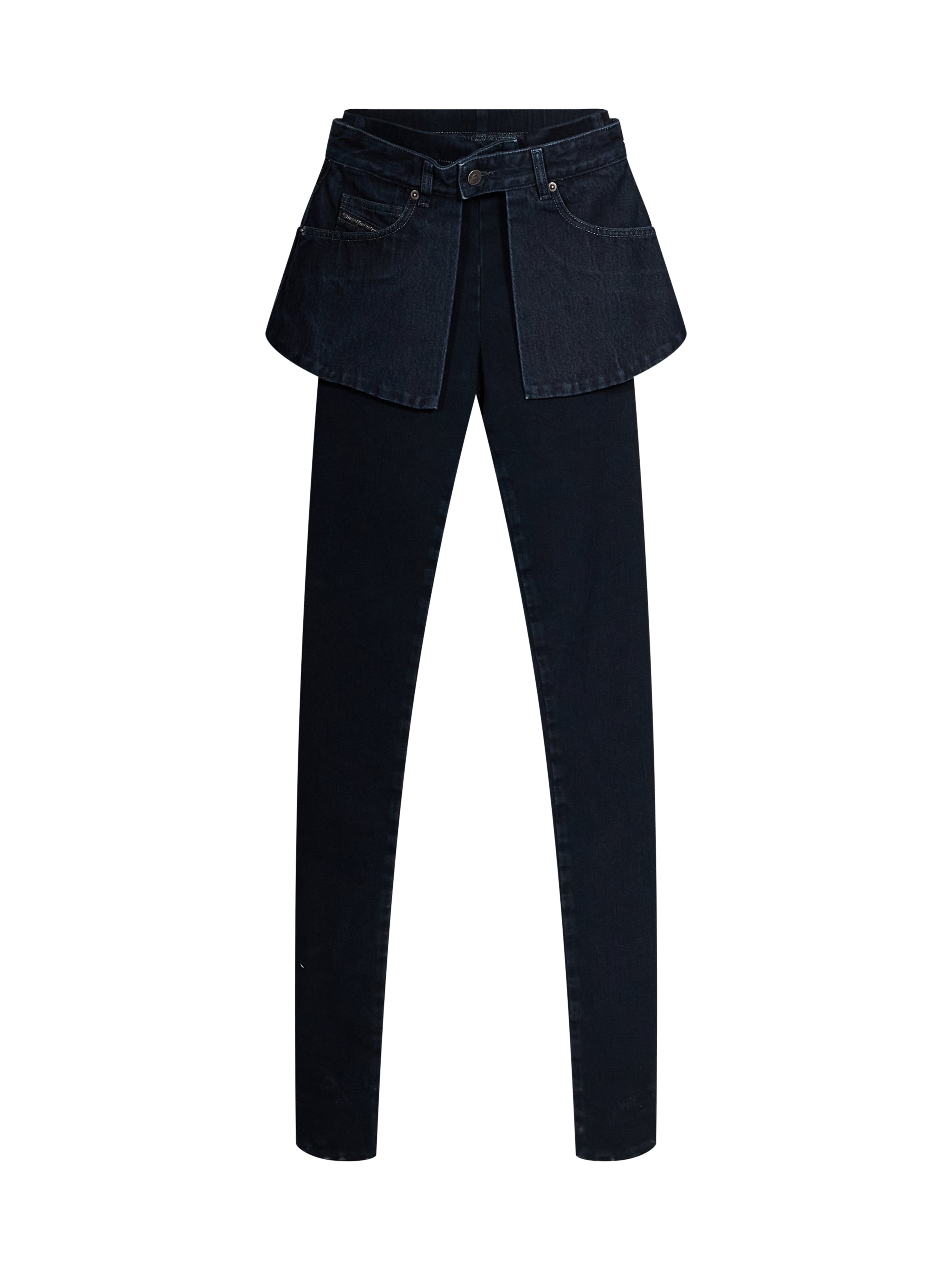 Jeans D-Spika skinny in nero 