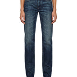 Jeans D-Liet a gamba dritta in blu 