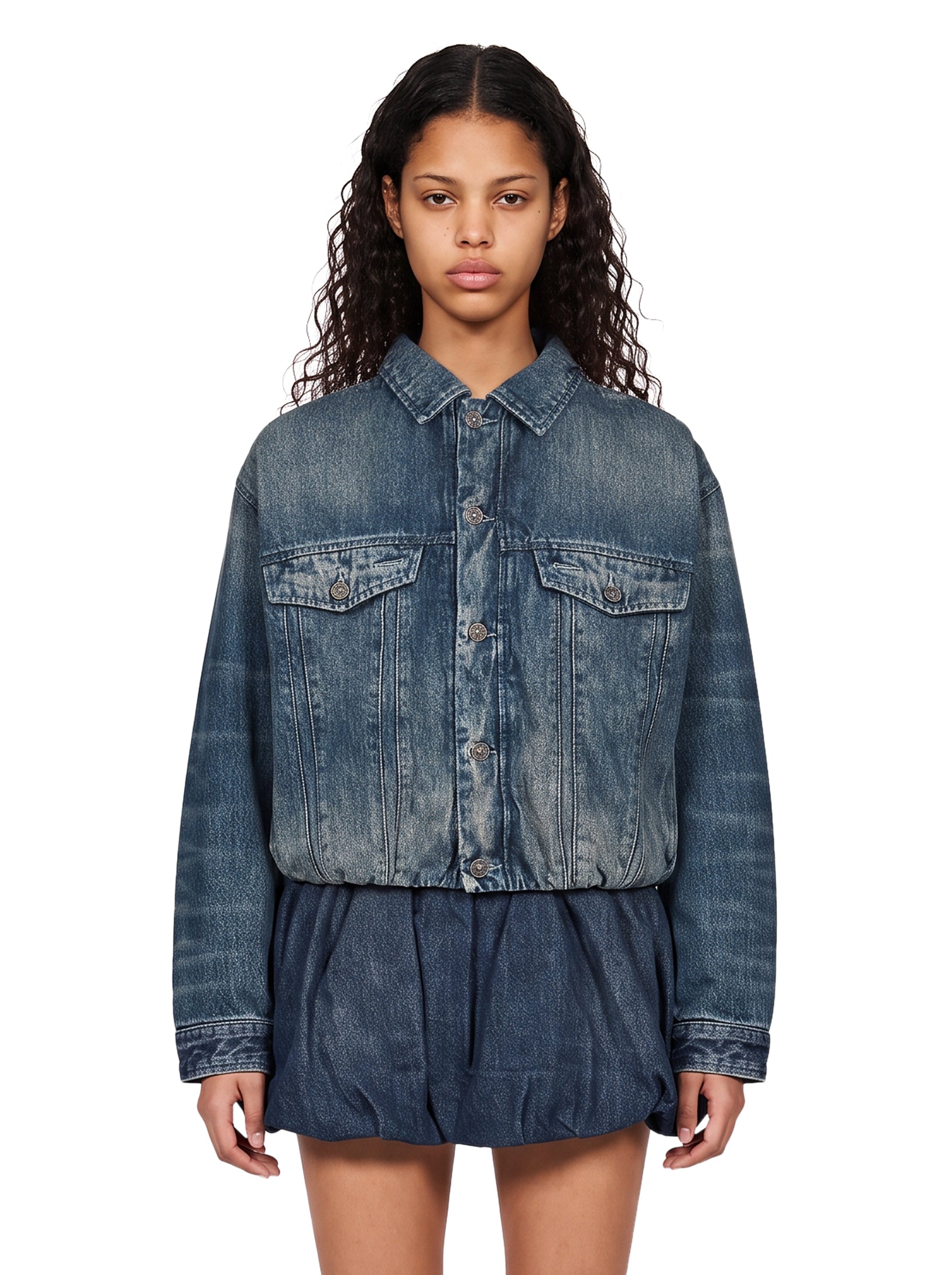 Giacca in denim De-Morvi in blu 