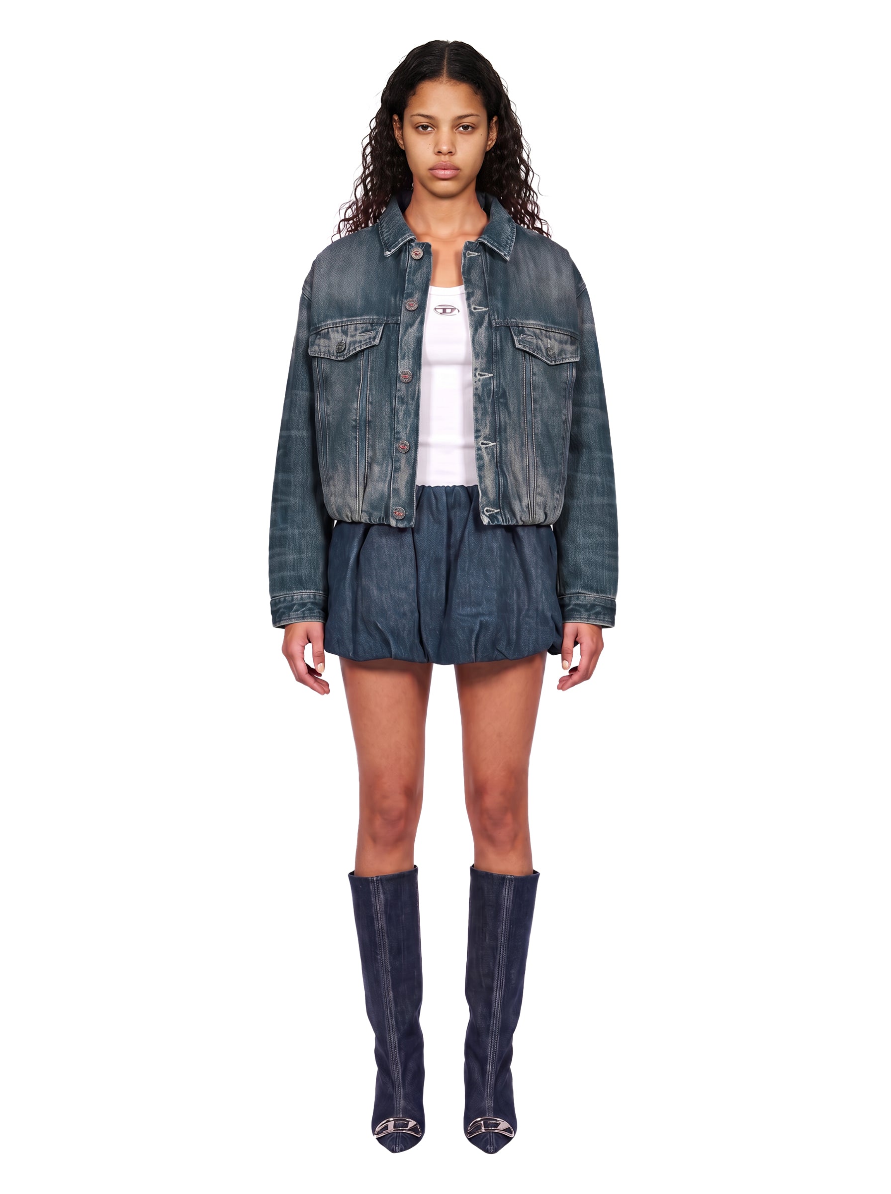 Giacca in denim De-Morvi in blu 