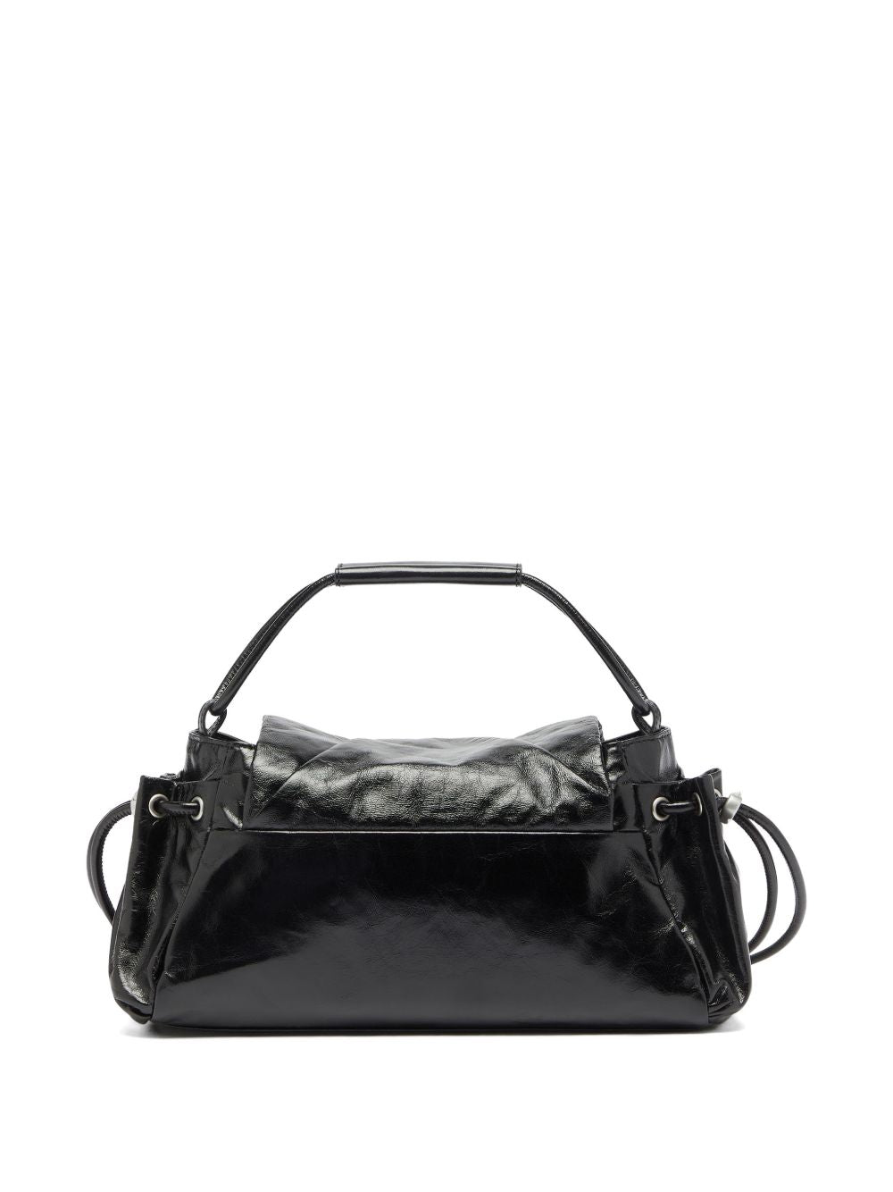 Borsa a mano Scrunch-d in nero 