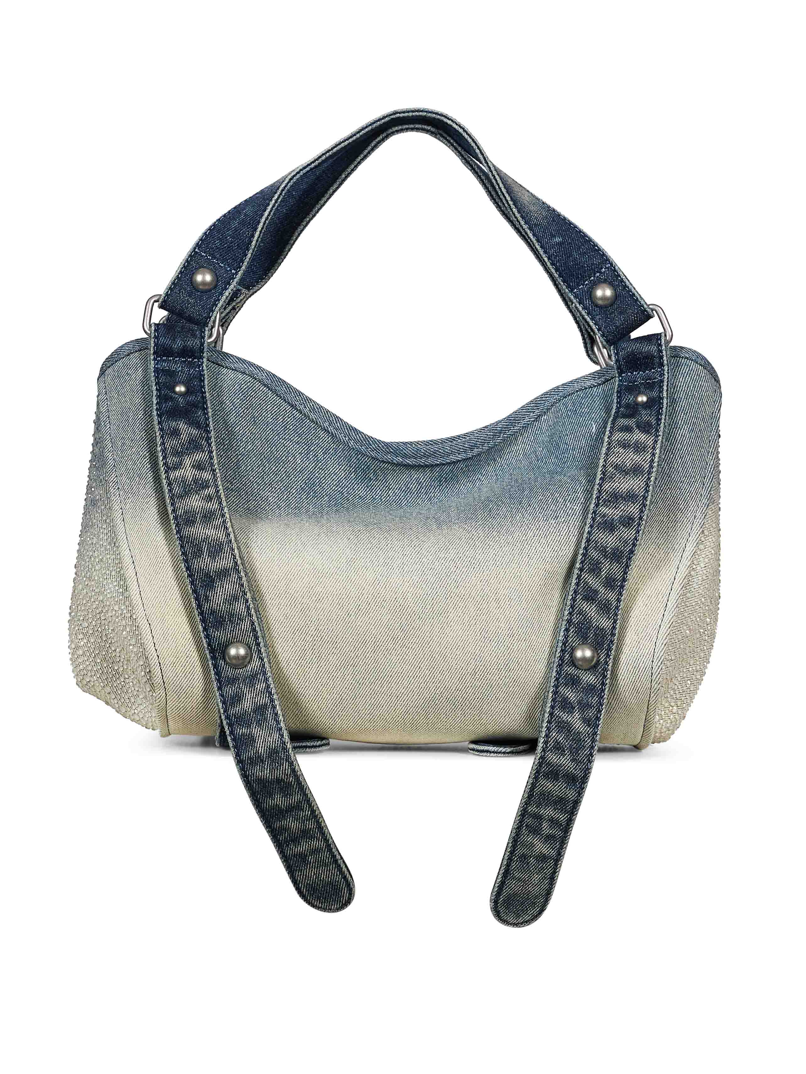 Borsa a mano denim D-One  in blu 