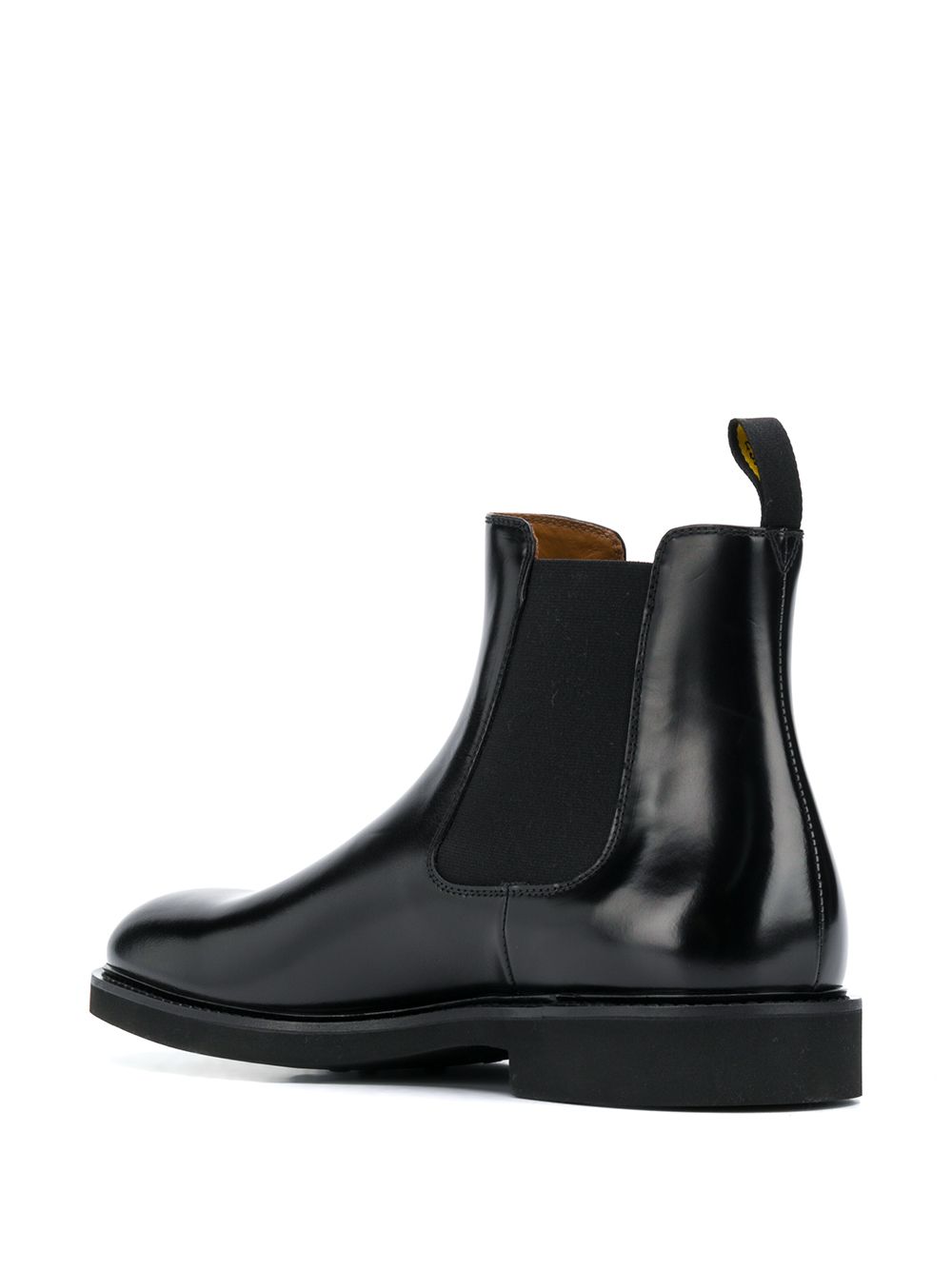Stivaletti chelsey in pelle in nero 