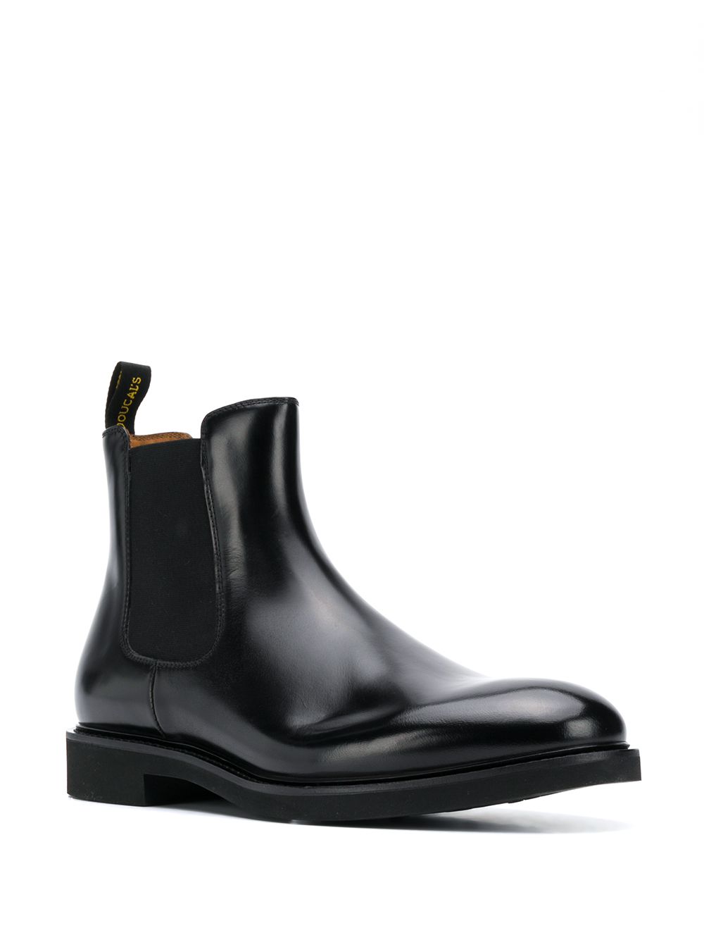 Stivaletti chelsey in pelle in nero 
