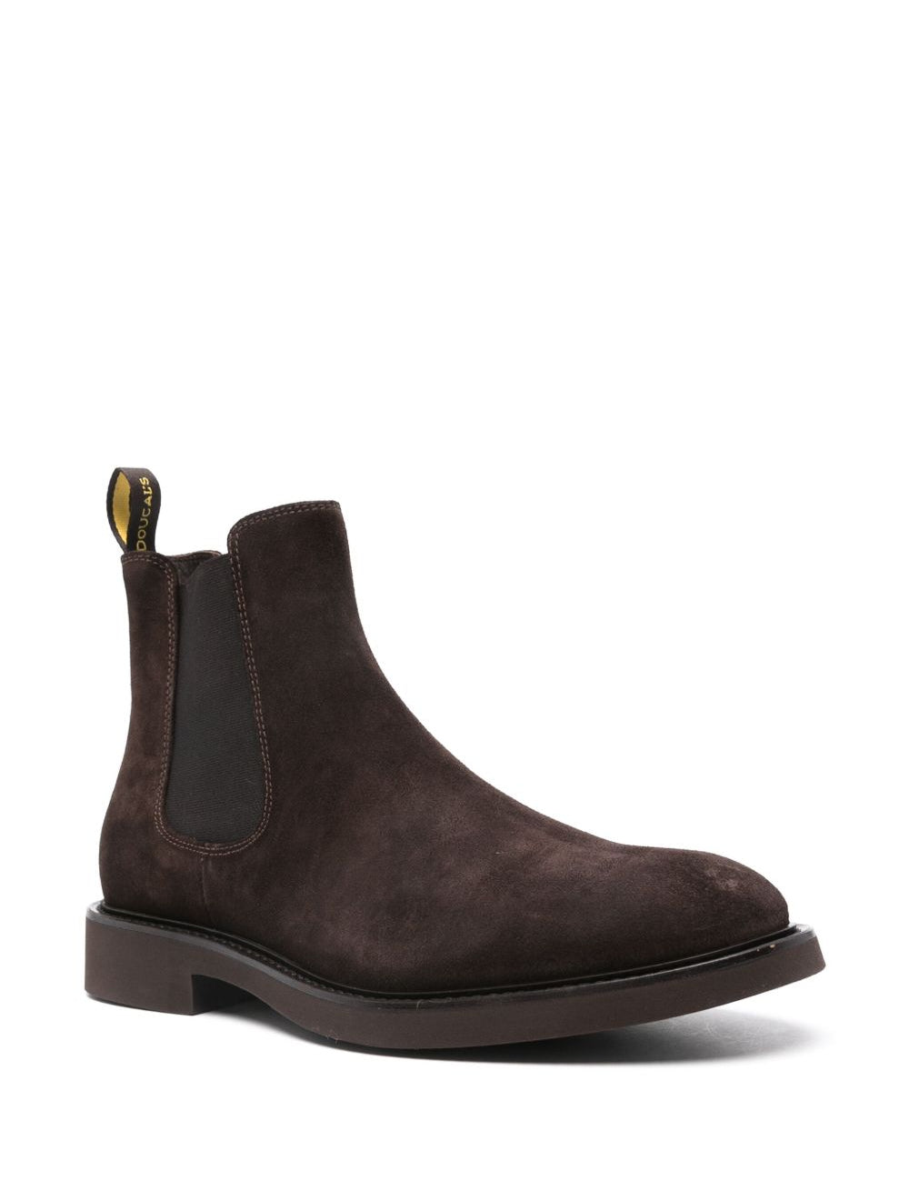 Stivaletti chelsey in pelle scamosciata in marrone 