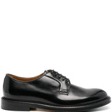 Derby con lacci in nero 