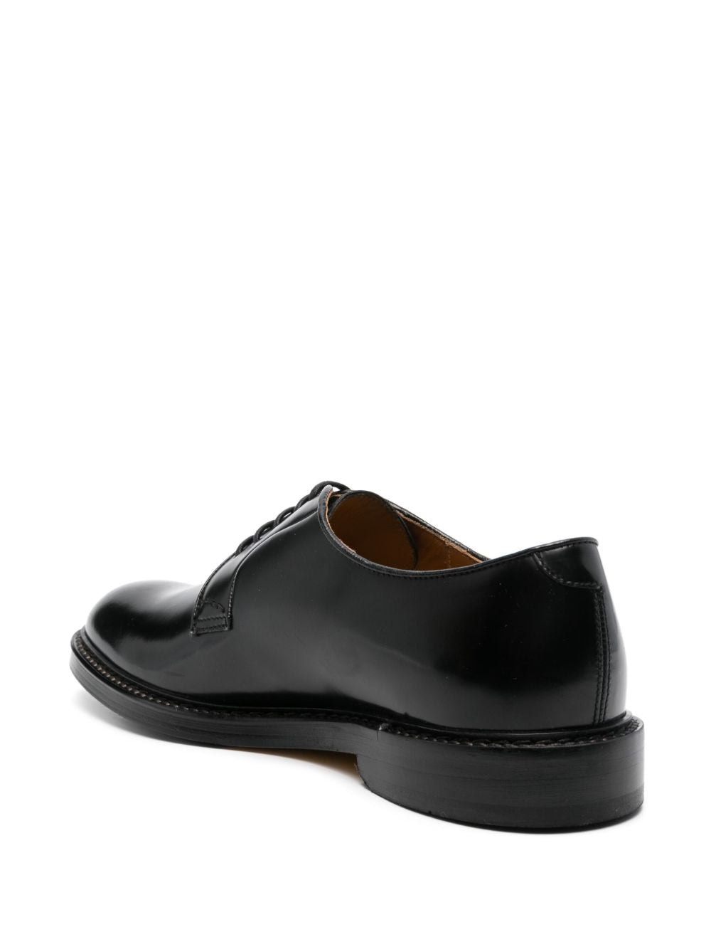 Derby con lacci in nero 