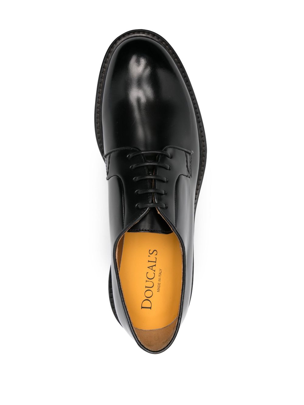 Derby con lacci in nero 