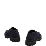 Derby senza lacci in pelle scamosciata in nero 