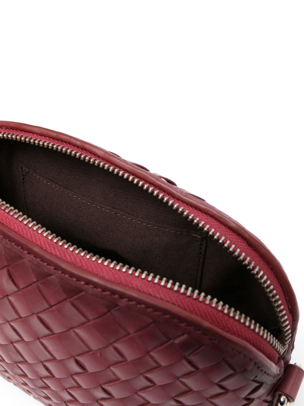 Borsa a tracolla Fellini in rosso scuro 